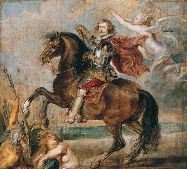 Peter Paul Rubens Equestrian Portrait of the George Villiers, Germany oil painting art